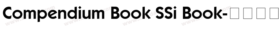 Compendium Book SSi Book字体转换